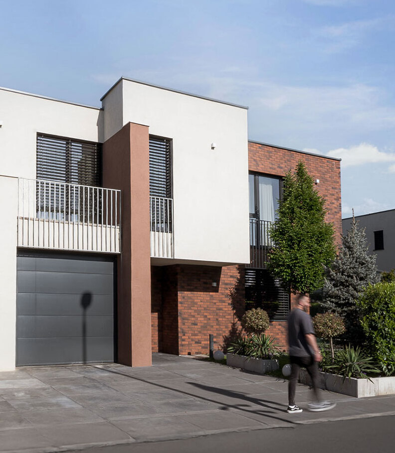 Cherry Big completed homes with landscaped frontage